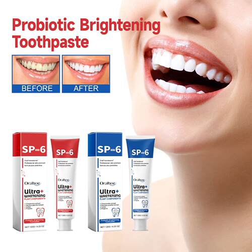 ORALHOE Probiotic Whitening Toothpaste for Oral Hygiene, Fre