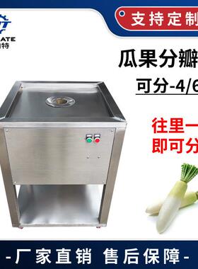 厂家供应瓜果分瓣机商用白萝卜开瓣机不锈钢果蔬开条机