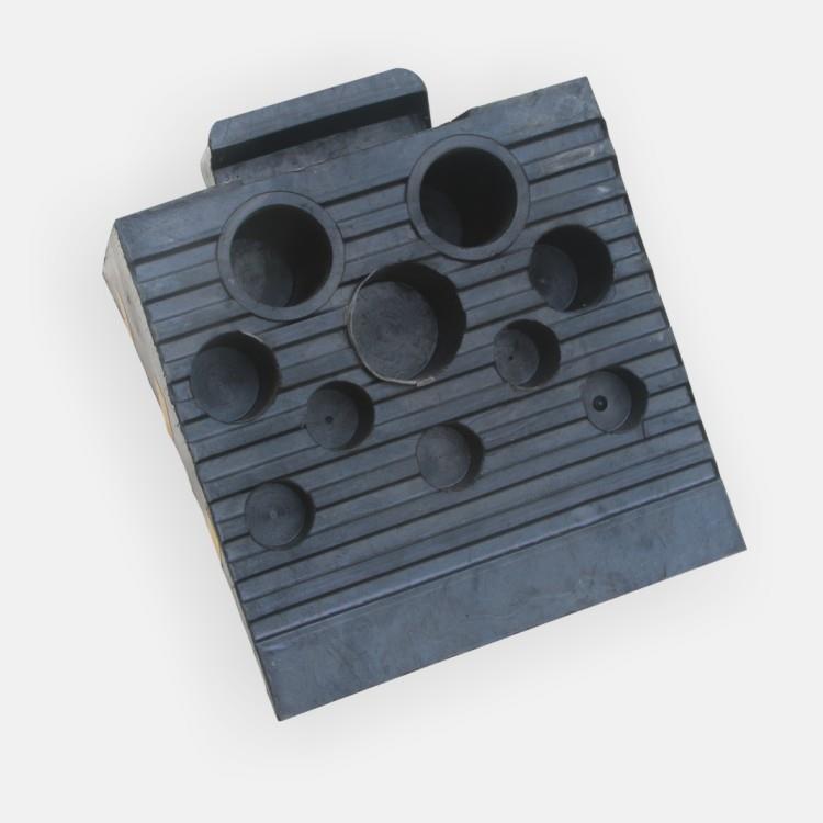 纯胶止退器便无品牌/携式三木挡器橡角汽车防滑垫轮胎车停车楔厂