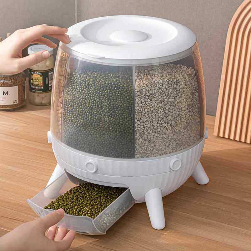 多能用米桶家厨房HDR防潮功五谷虫杂粮储物罐粮食豆子防米箱缸