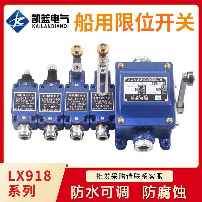 重型船用极限开关LX918-120 11L 11Z 11G行程开关500V可调式铸锌