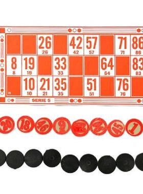 Russian Bingos Game Set Family Strategy Board Game Learning