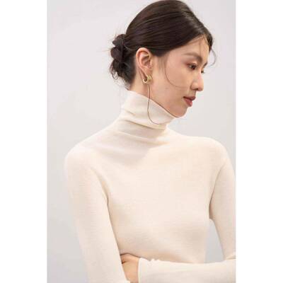 高领GOD紧软糯羊毛打底女2身025秋冬新款内衫搭针织薄款高领衫毛