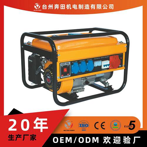 工厂定制双压2kw3kw家用汽油发电机110v220v假三相单相50hz60hz