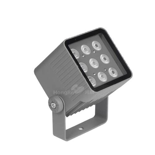LED小方形投光灯功率4W4*2W照树广场投射灯高亮防水可带遮光罩
