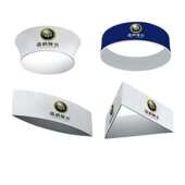 快幕秀展览展会展位圆形吊顶方形架子画面异形广告源头工厂展示架