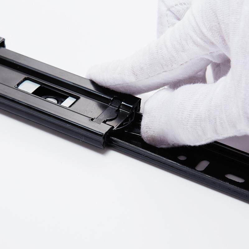 抽屉滑轨家具抽屉三节缓冲轨道加厚三折滚珠阻尼导轨抽屉滑轨