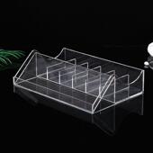 透明118亚克力皮带架子示展架柜台腰带收纳收陈列多盒格纳服饰