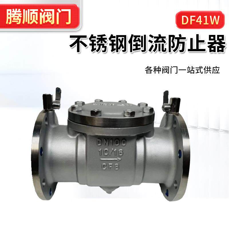 DF41W不锈钢倒流防止器04减压型污水回流隔断阀防逆流旋启式