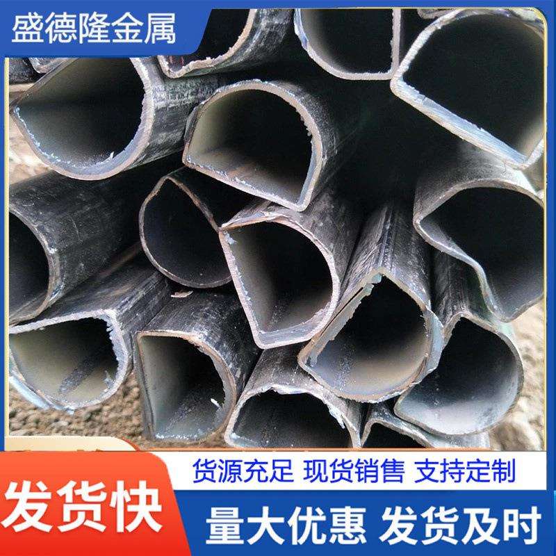 供应大口径半圆管—厚壁无缝D形管—q235异形半圆铁管多种