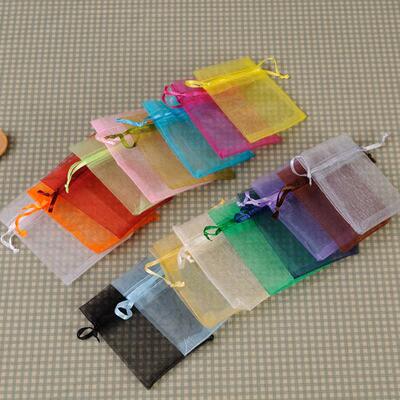 50Pcs Organza Bag Jewelry Packaging Gift Candy Wedding Party