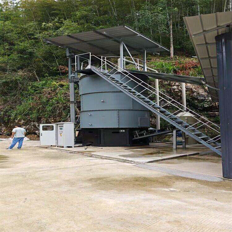畜禽粪便立式发酵 密闭无臭好氧发酵设备 有机生产线配套设备