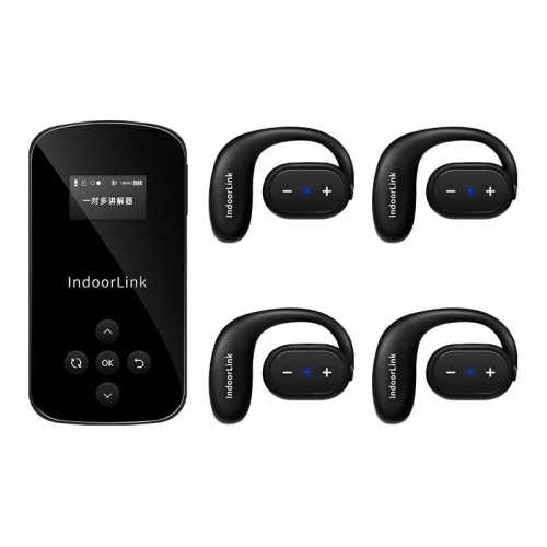 IndoorLink无线讲解器政企接待工厂参观企业展厅培训会议讲解设备
