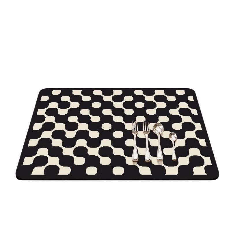 厨房沥水硅藻桌面茶几吸水餐垫