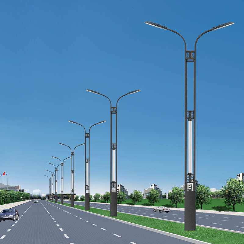 道路照明灯户外广场庭院小区户外照明灯路灯双臂路灯led市电