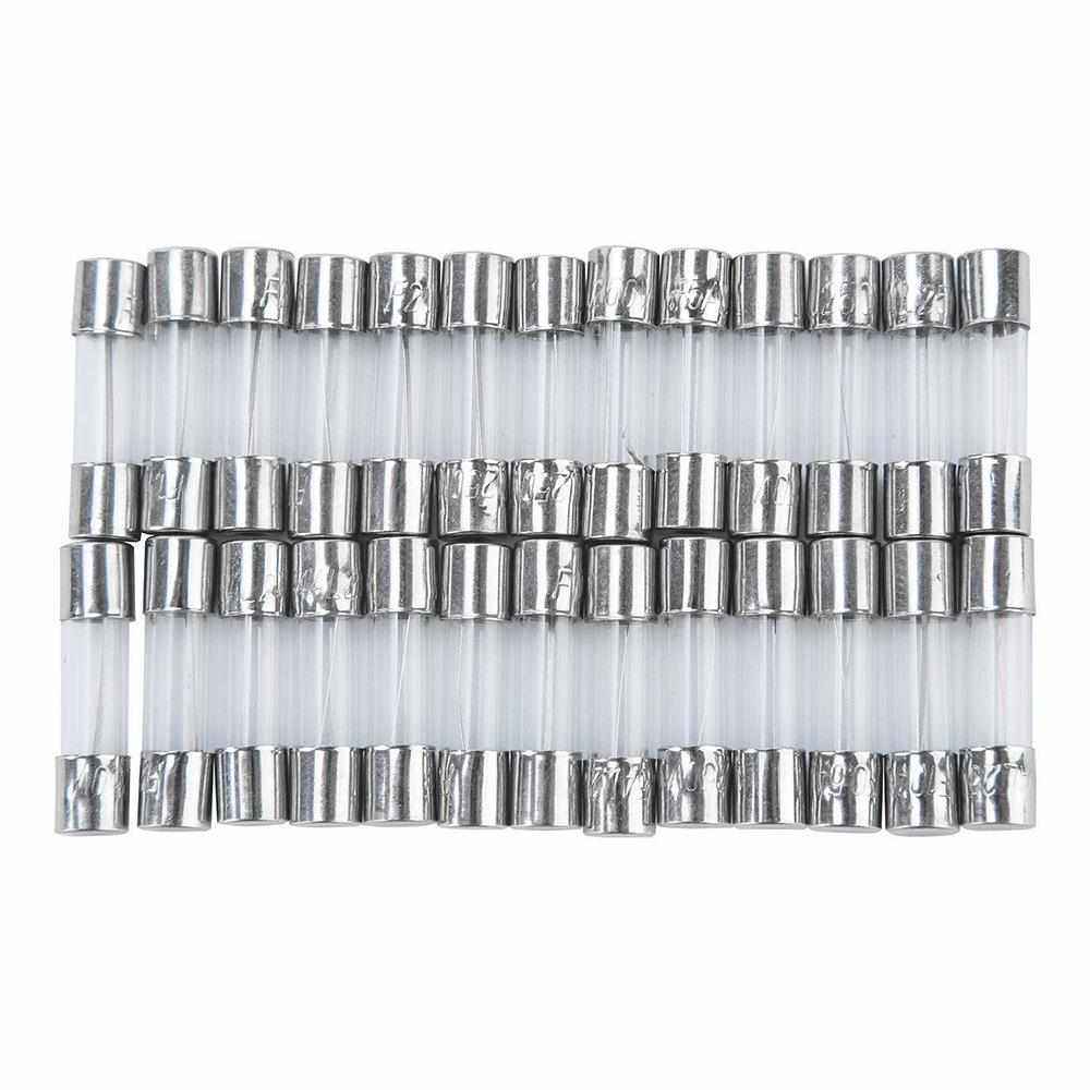 300pcs盒装玻璃保险丝组合5x20mm250V0.1A-20A管保险丝组合套装