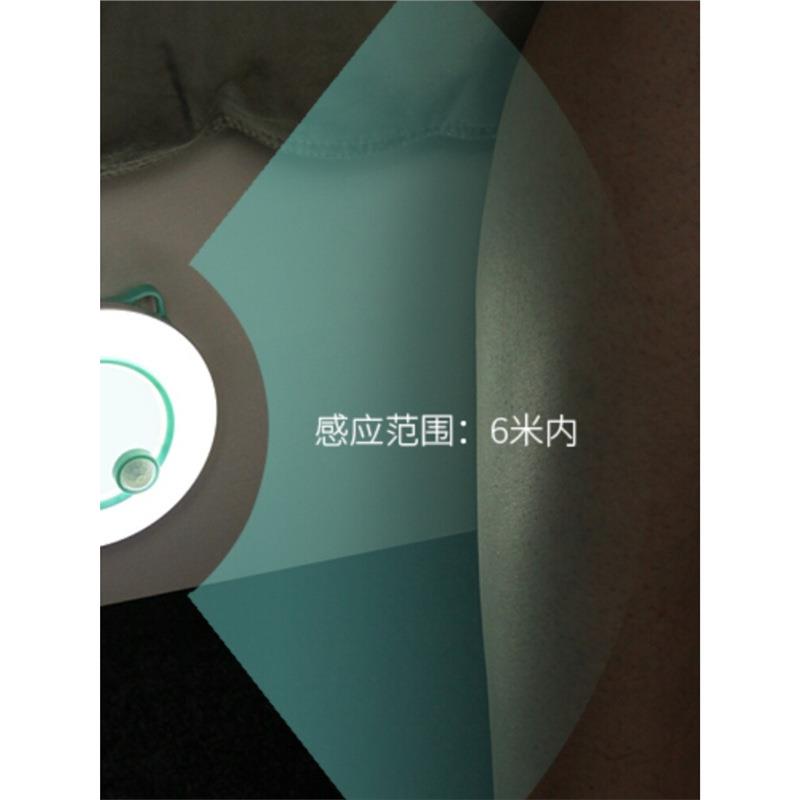智能人体自动感应小夜灯充电式声控光控卧室床头家用过道无线台灯