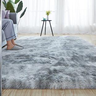 Plush carpet bedroom rug bedside blanket floor mat地板垫地毯