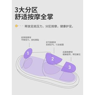 优调XT986 室内家居拖浴室洗澡摩防滑情 52厚底按凉穿鞋 男女士夏季