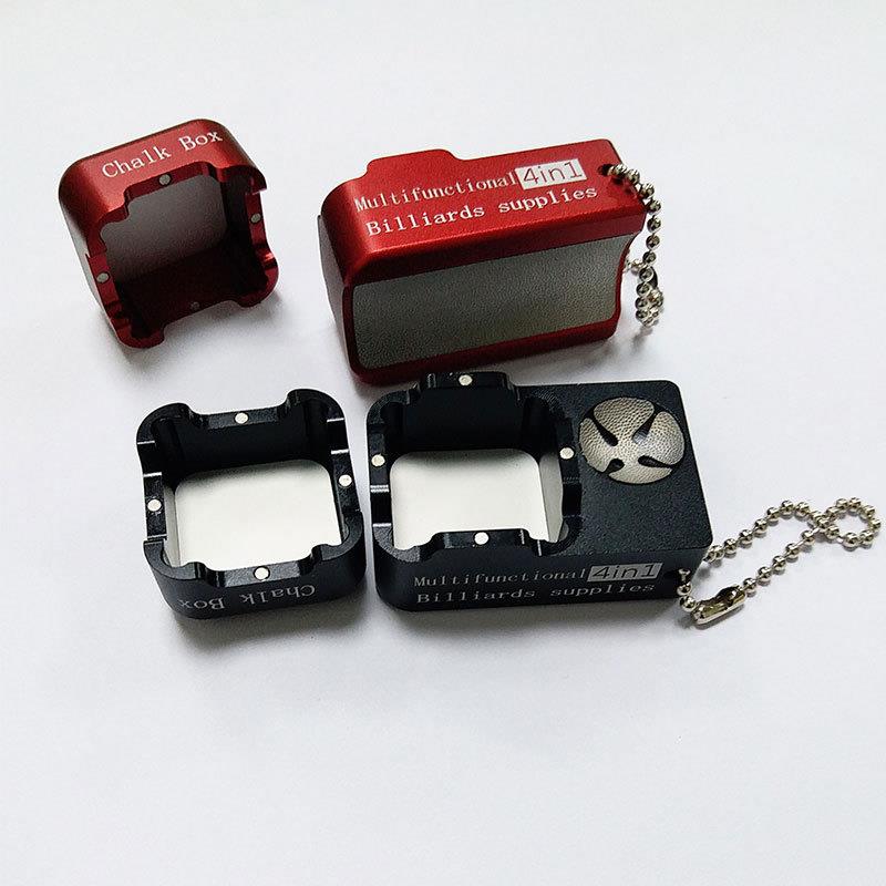 新款直销源头桌球台球用品球杆皮头修理工具R6多工能巧可盒