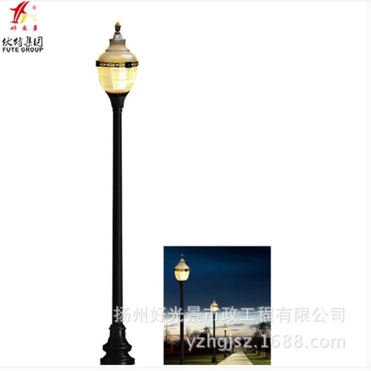 新款太阳能庭院灯户外公园庭院景观灯现货LED仿古灯厂家