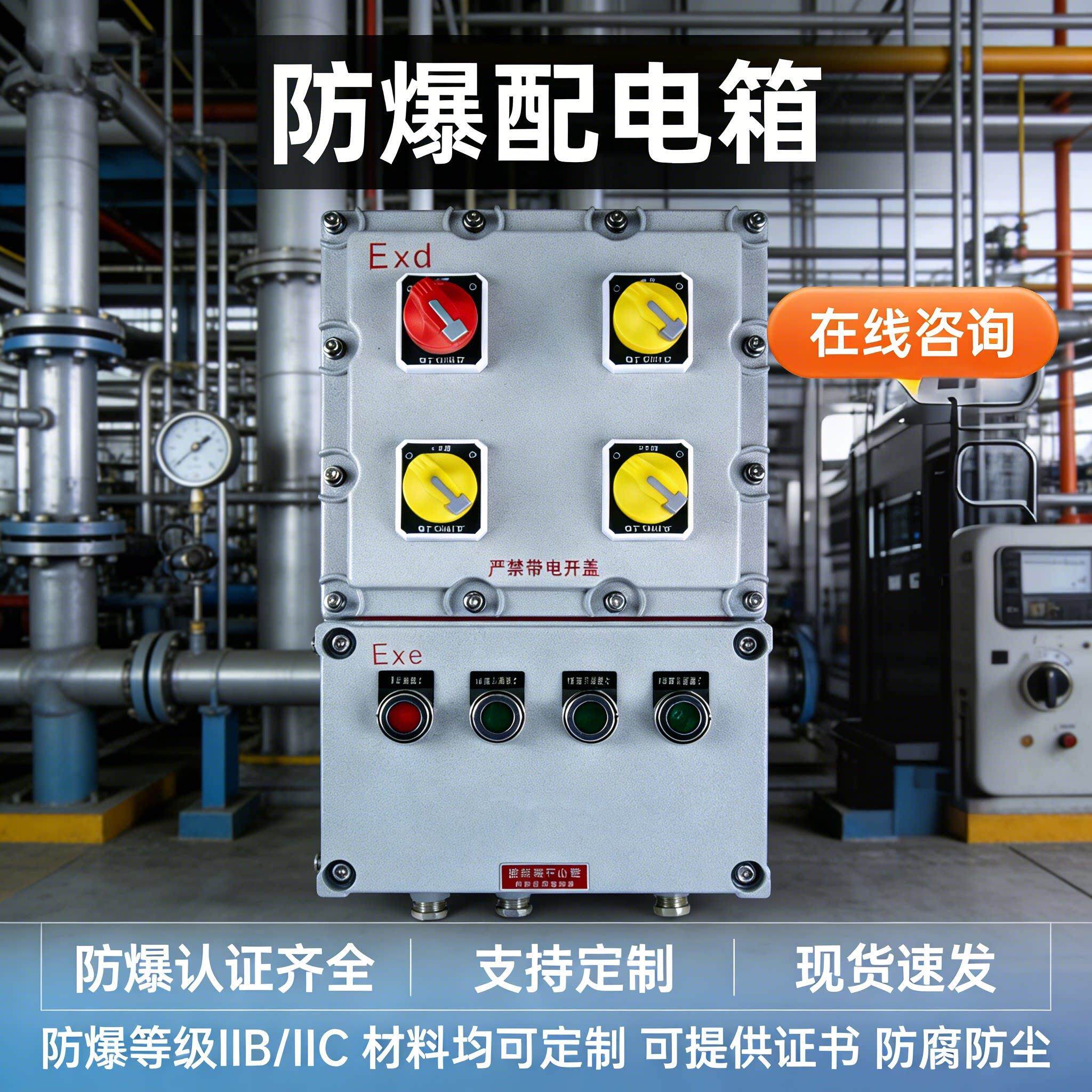 防爆配电箱不锈钢碳钢触摸屏控制箱IIBC隔爆型防腐防尘支持定制