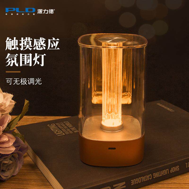 派力德跨境新品LED触摸氛围灯床头灯卧室酒吧餐厅花园节日usb夜灯