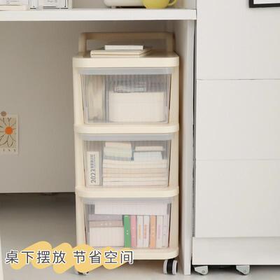 宿舍落地抽屉式小推车置物架 多层设计 移动灵活 收纳神器