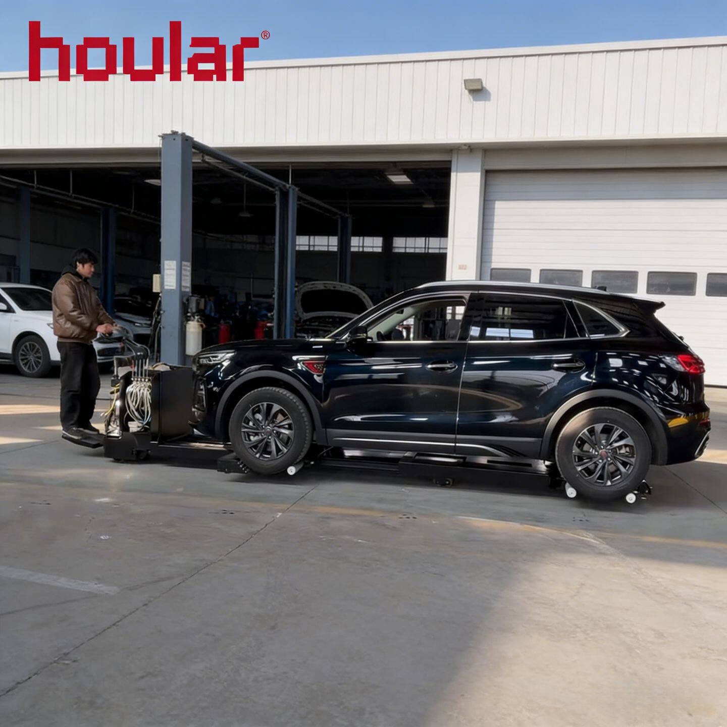 液压汽车移位器 物业挪车神器万向轮移车器加厚承重轿车 SUV 挪车