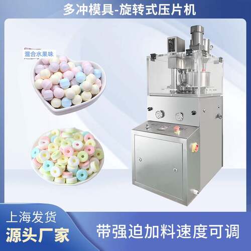带强迫加料6吨粉末颗粒压片机多冲压片机自动旋转式压片机制药机