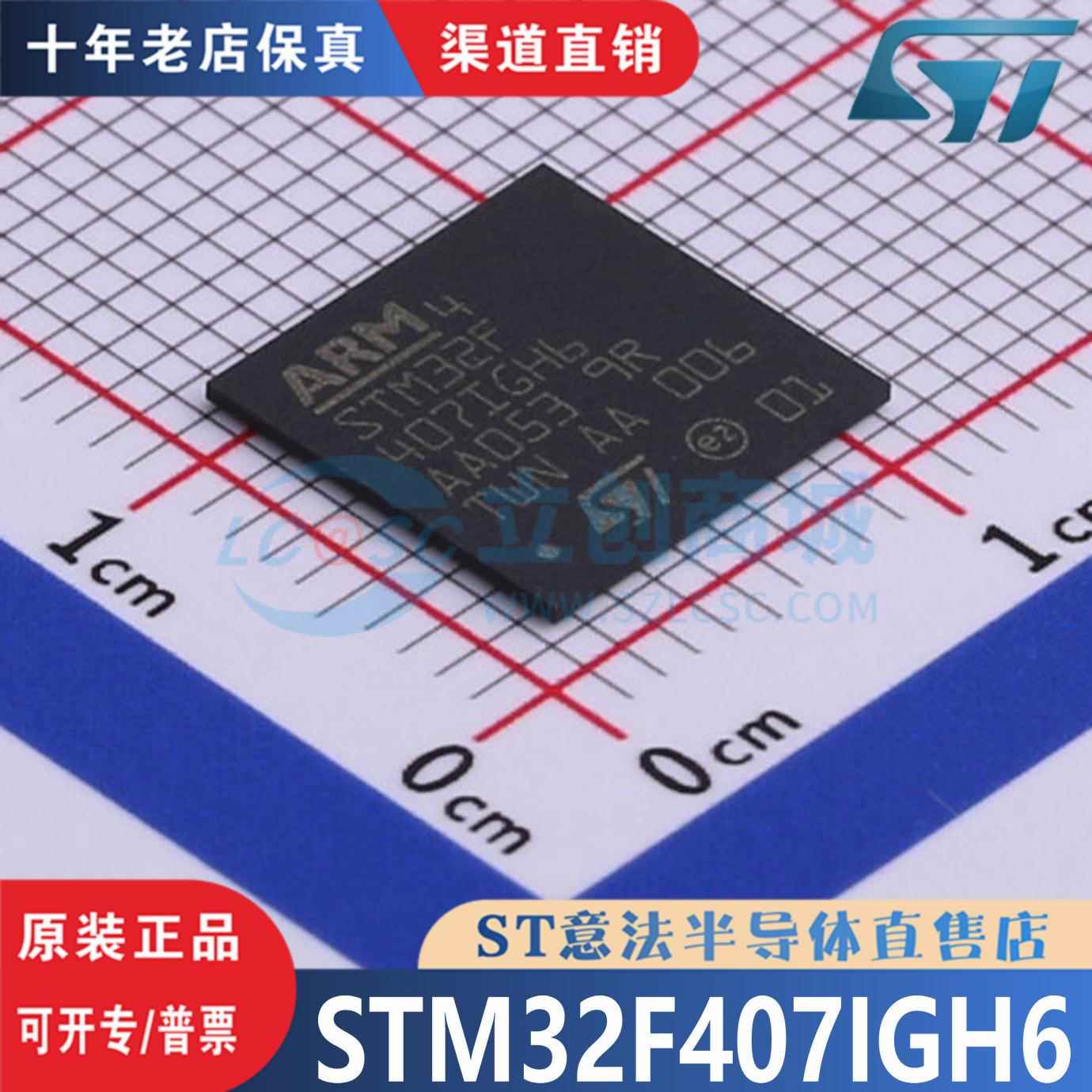 原装正品STM32F407IGH6 BGA176封装 意法集成电路 现货直拍
