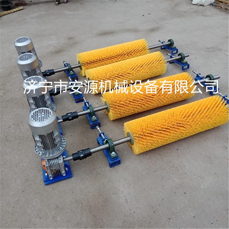 AY-XQ-I电动滚刷清扫器B1000输送带滚刷清扫器矿山毛刷清扫器