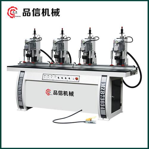 品信机械MZ73034四头铰链钻，四头门铰孔合页机，合页打孔机