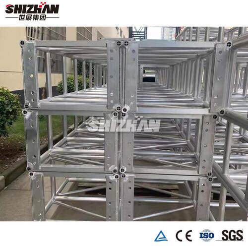 铝合金铝板桁架三角铝板桁架truss架灯光架加强型大跨度桁架厂