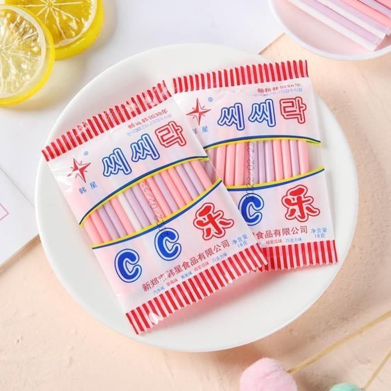 cc乐吸管糖吸吸乐糖果8090后怀旧小时候零食儿时童年回忆小吃年代