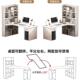 转角书桌书一生体桌台式 电脑室桌简约a104家用卧架初中学学习桌写