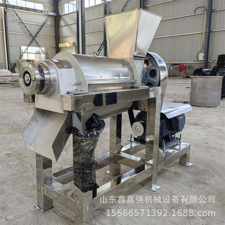 大型工业榨汁机新鲜果蔬果汁压榨机苹果梨蓝莓生姜榨汁设备