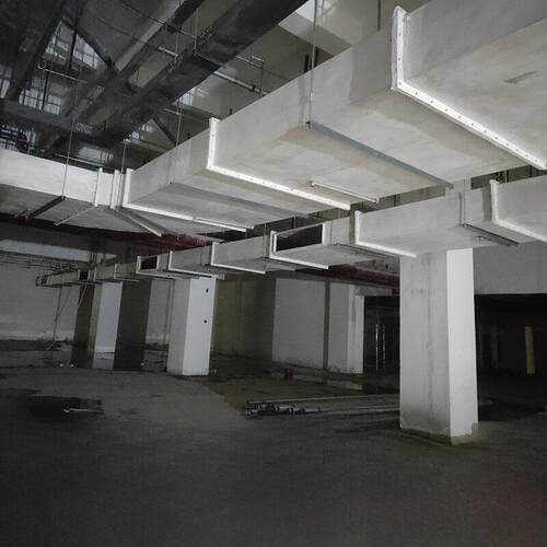 玻璃纤维风管地下室通风管道厂家定制矩形防腐不燃玻璃纤维无机风