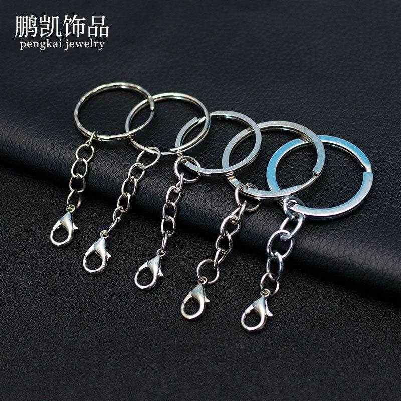 金属钥匙环圈链挂龙虾扣小挂件创意卡扣diy配件毛绒玩偶公仔丑萌
