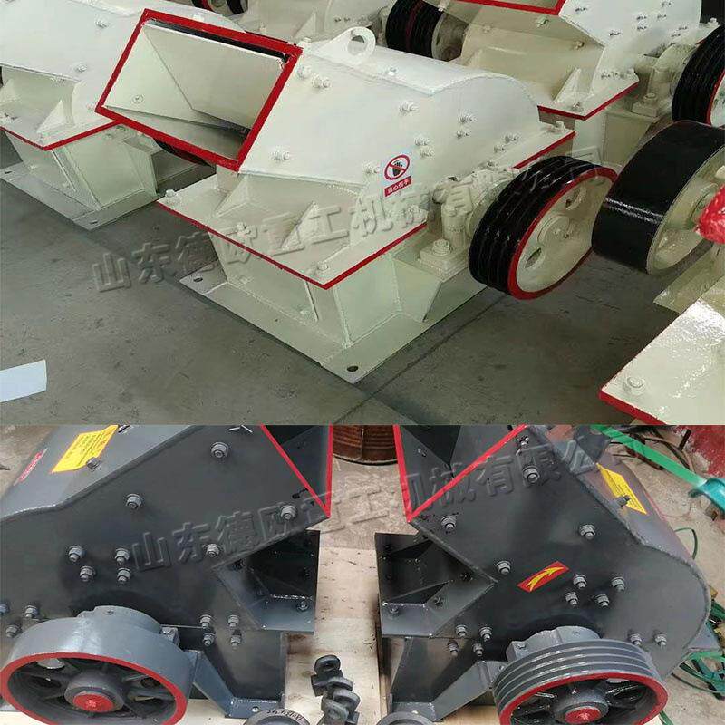 小型混泥土砖制砂机 半自动化煤矸石粉碎机 石灰石锤式自动碾碎机