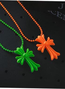 Personality hip hop retro cross necklace male fashion