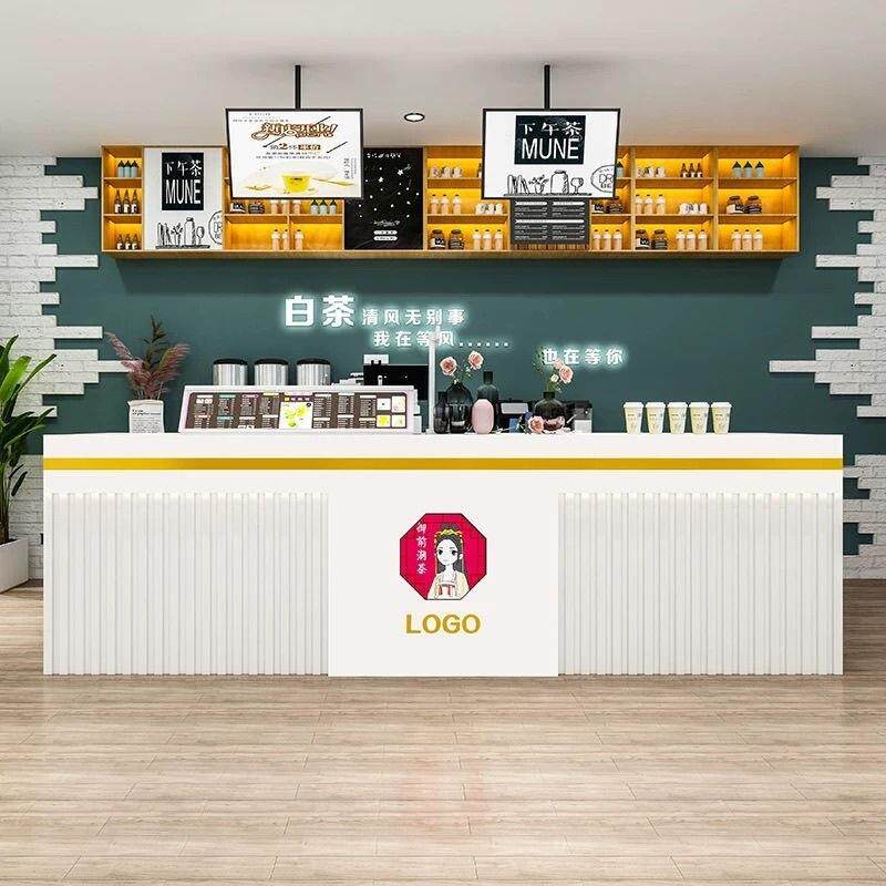 盛极能收银台奶茶蛋糕店饭店小型吧台柜台店铺商用前台餐厅接待台