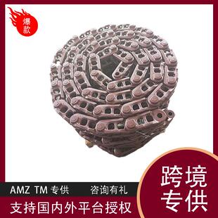 SK200履带底盘总成链板 E240B 挖掘机履带底盘配件链条E220B E320