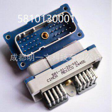 5810130001母端30P全新Cinch连接器镀锡面板安装58-10-13-0001