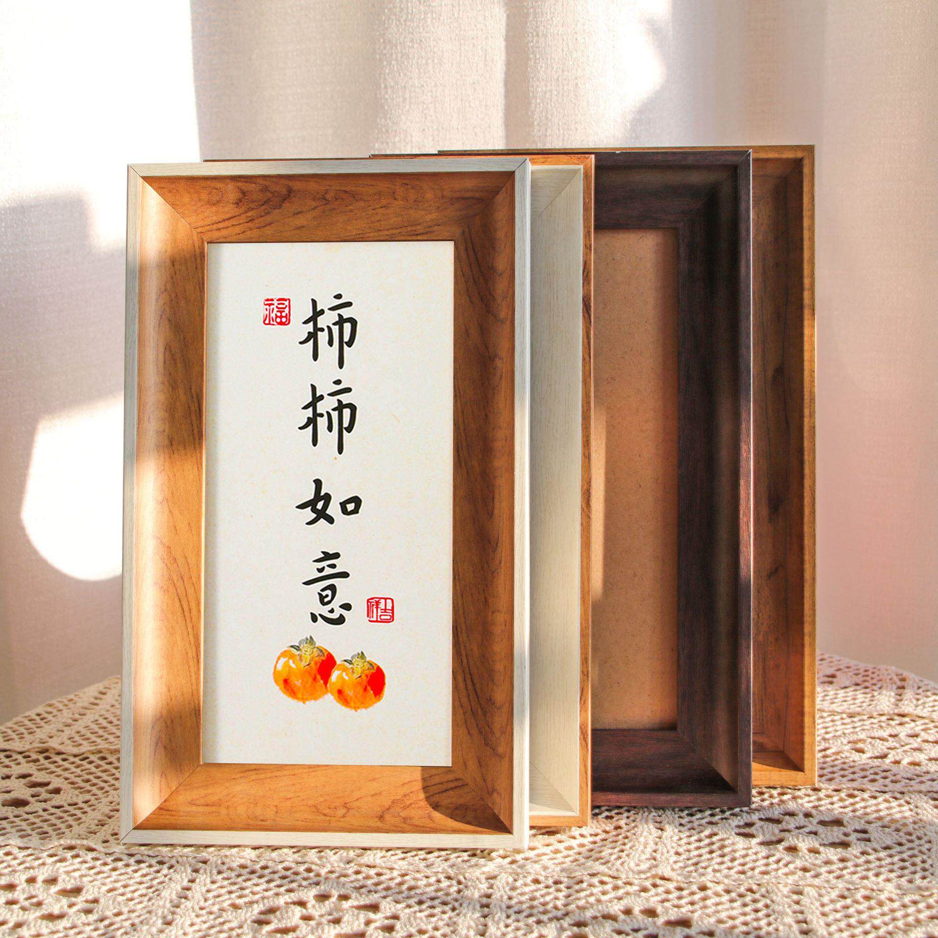 复古相框摆台画框6寸美术字画摆台油画影楼婚纱摄影照片挂墙