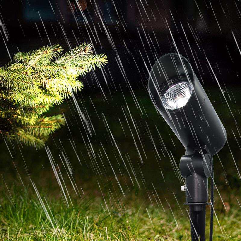 LED射灯照树灯户外防水景观园林草坪插地灯射树地插灯圆形投光灯