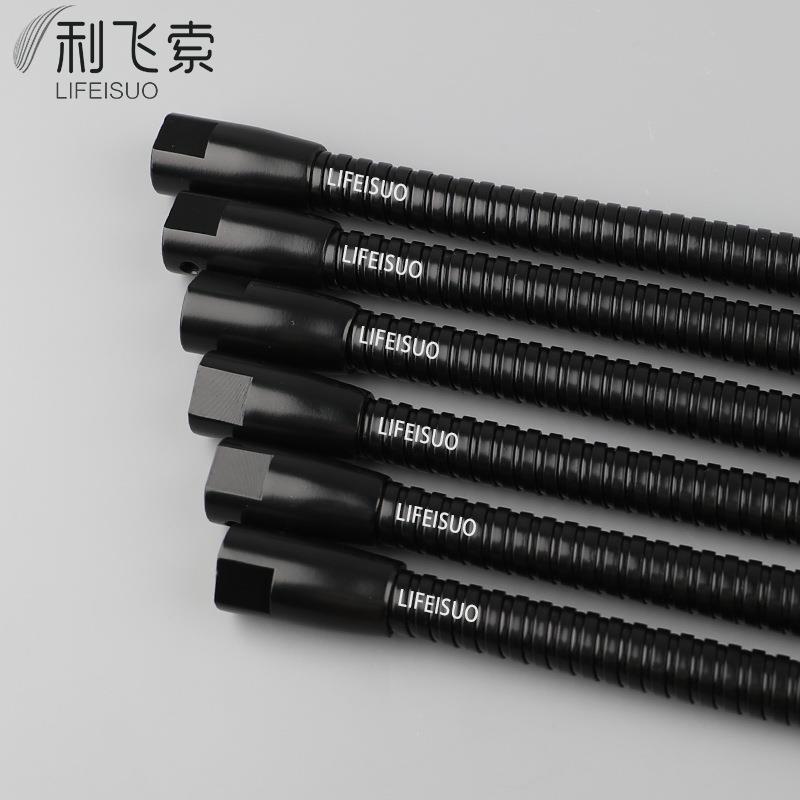 热销台灯定型软管黑色金属软管鹅颈管万向定型软管灯具配件