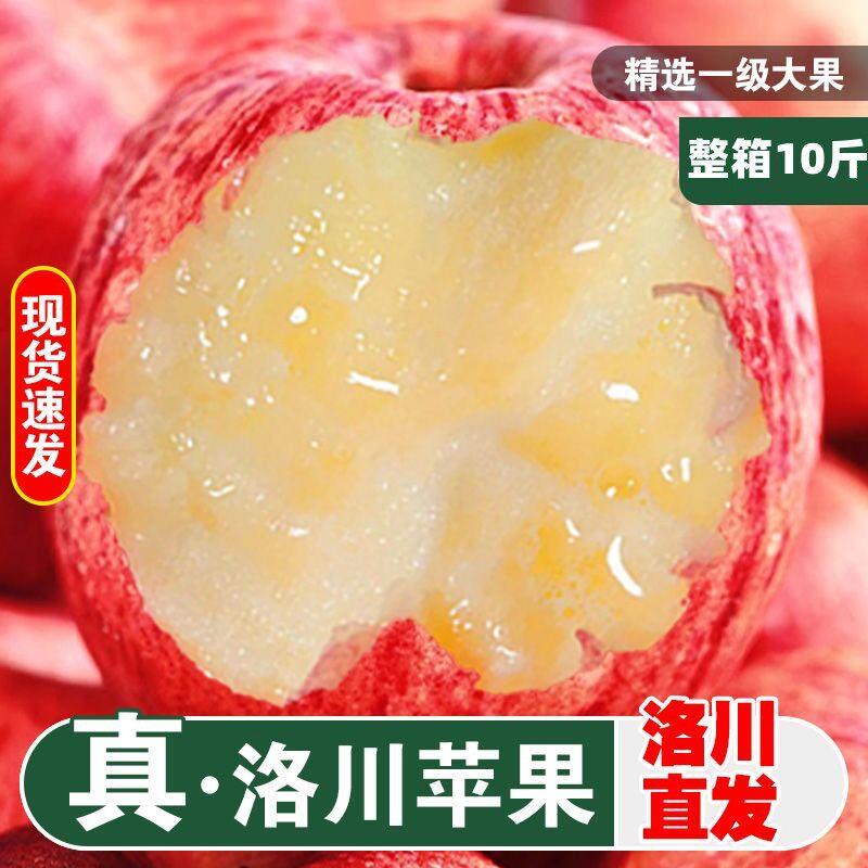 正宗陕西特产洛川红富士苹果水果新鲜脆甜当季整箱一级大果优选