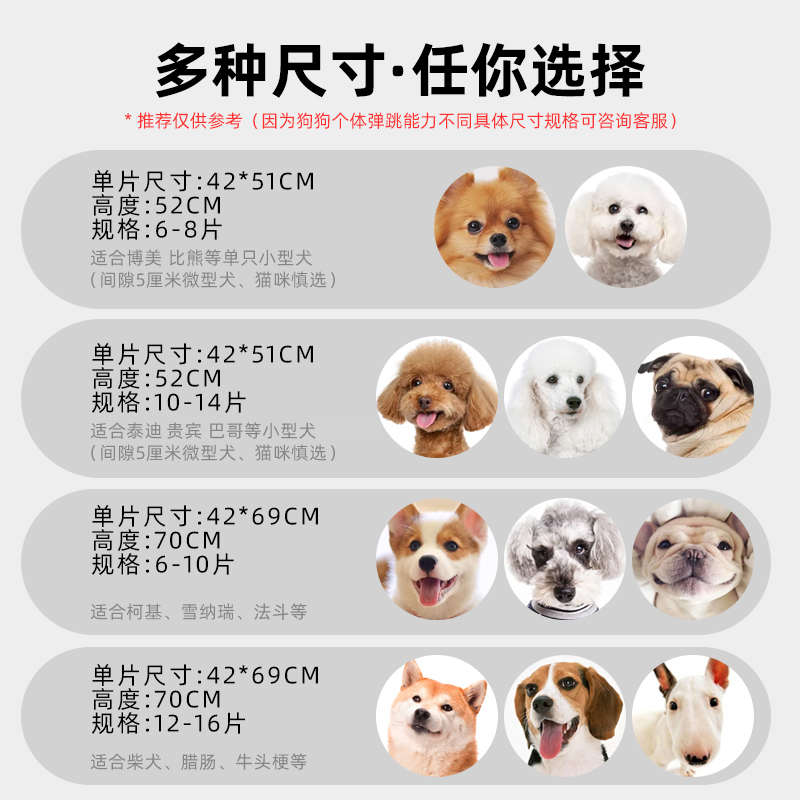 狗狗围栏栅栏室内宠物狗笼子围栏式小型犬护栏泰迪栏杆隔离门狗窝