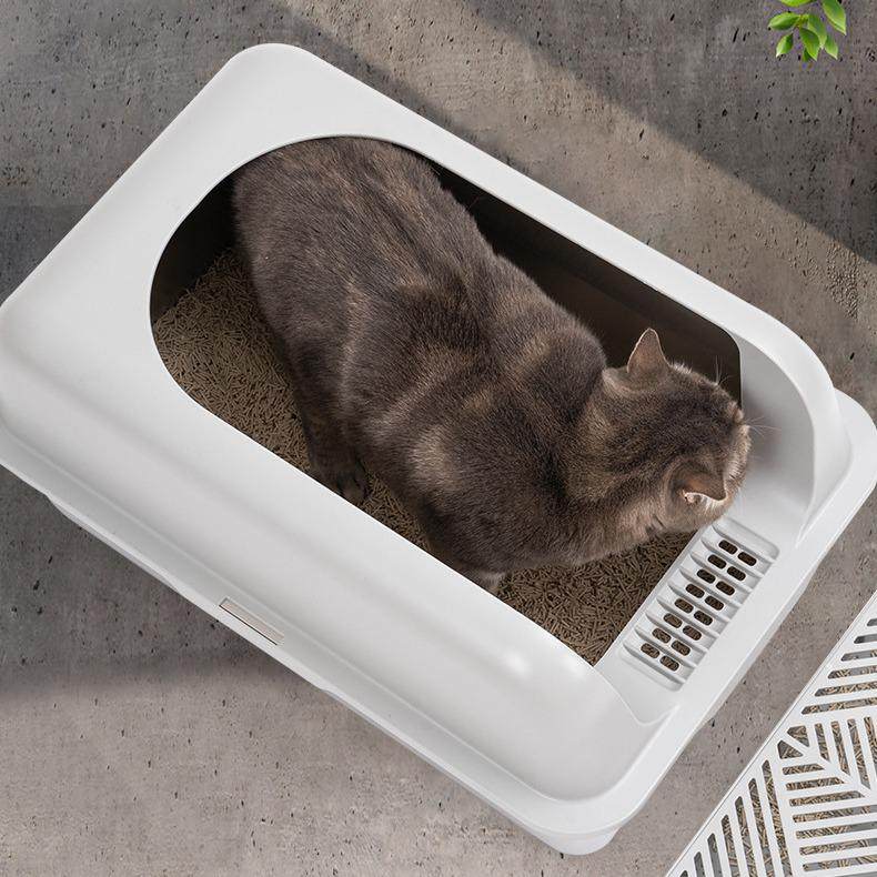 不锈钢猫砂盆超大号加宽加厚防腐防漏砂猫砂盆开放简约塑料猫厕所,宠物/宠物食品及用品,猫砂盆/猫厕所,淘宝优惠券,粉丝福利购,淘宝优惠卷